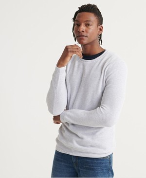 Superdry Edit Linen Cotton Coolmax Férfi Ugró Titán | EXPDU8146